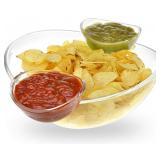 Chip and Dip Acrylic Bowl Set