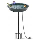 Heated Bird Bath for Outdoors, 75W