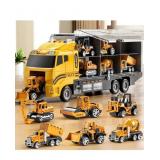 Construction Truck Vehicle Toy Set with Play Mat