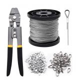 328ft Wire Rope Crimping Tool Kit, Stainless