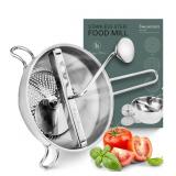 Ergonomic Food Mill Stainless Steel With 3