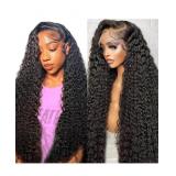 Deep Wave Lace Front Wig Human Hair 13x4