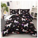 Unicorn 3 Piece Girl Bedding Set