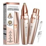 Eyebrow Facial Trimmer: 2 in1 Rechargeable F