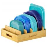 SpaceAid Bamboo Lid Organizer