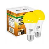 Dusk to Dawn Bug Light Bulbs Outdoor 2 pack