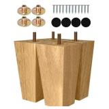 4 Pack Albo Wood Furniture Legs (5 inch)