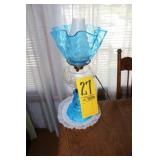 Blue Table Lamp