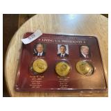 living US presidents coin collection George Bush