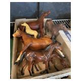 Breyer and other horse figurines