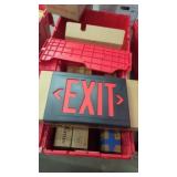 Tote with 4 Exit Signs