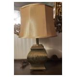Oriental Engraved Brass  Table Lamp