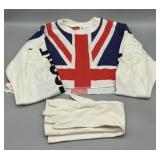 Vintage Gloves and Culture Club British Crop Top