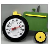 John Deere Accurite Wood Tractor Thermometer