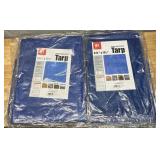 (8) 5x7 Blue Tarps - NIP