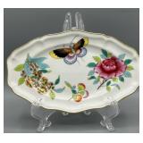 Vintage Herend Hungary Porcelain Butterfly Dish