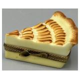 Dubarry Peint Main Limoges Pear Tart Trinket Box