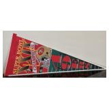 Super Bowl XXIX 49ers Super Bowl Pennant