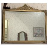 Antique French Gesso Mirror