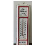 Vintage Atwell Plumbing Co. Thermometer