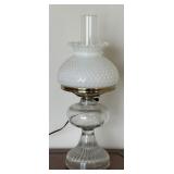 Vintage Glass & Milk Glass Lamp