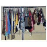 Rack of Ladies Clothing and Accessories