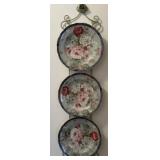 (3) Decorative Plates and Plate Holders