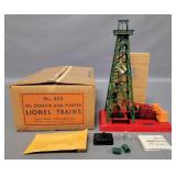 Postwar Lionel 455 Oil Derrick and Pumper accessory in original box