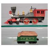 Postwar Lionel 1862 General steam locomotive and tender