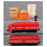 Unrun Postwar Lionel 229 Minneapolis & St. Louis Alco FA diesel locomotive AB units in original boxes