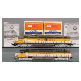 Lionel modern O Union Pacific DD35 AA diesel locomotives in original boxes 28311