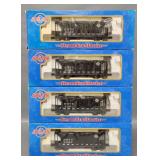 Four Atlas O Steam Era Classics Erie ACF covered hopper cars in original boxes