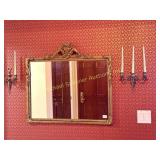 VINTAGE GILT WALL MIRROR