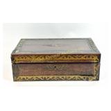 MID 19TH C. TRAVELLING SECRETARY BOX