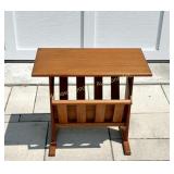 MCM TEAK MAGAZINE STAND