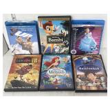 6 Disney DVD movies