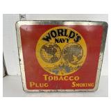 Worldï¿½s Navy tobacco box