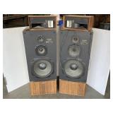 Large Kenwood & small realistic speakers