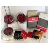 Lot of tail lights, combination lamps, misc