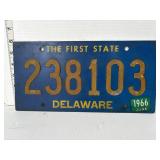 Licence plate - Delaware