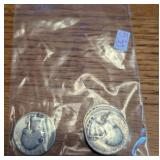 $1.00 Junk Silver 90% - washington quarter