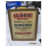 Vintage Poster 1000 Dollar Reward Headquarters