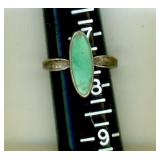 Sterling Ring S8 Navajo Turquoise