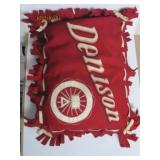 Vtg Denison University Pillow