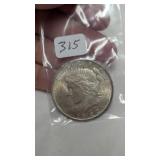 Peace Silver Dollar 1923