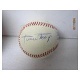 Signed Willie Mays Baseball Mickey Mantle Snider