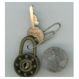 Mini Padlock With Key