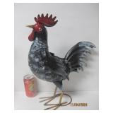 Rooster Garden Statues Decor Outdoor Metal