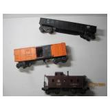 Lot Of 3 Lionel Train Cars