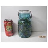 Quart Jar Of Marbles